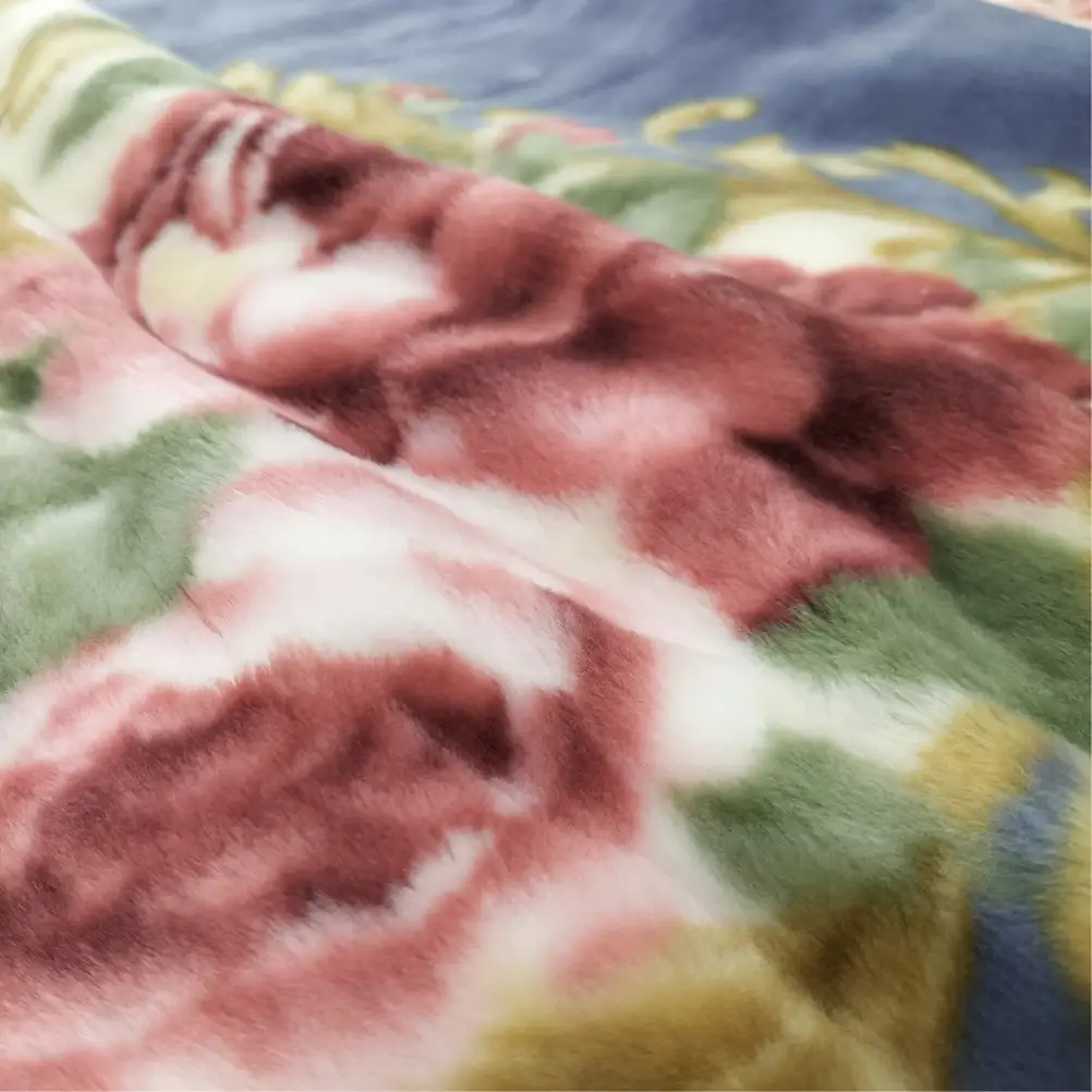 【シングルサイズ】洗える 吸湿発熱 軽量あったか毛布 ブルー1枚 MO-6062-BL