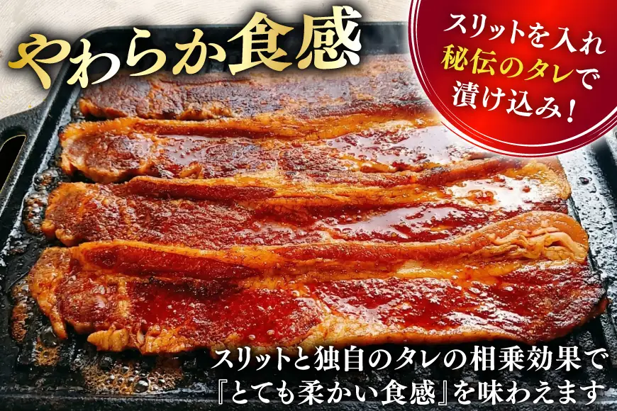 1枚秘伝のカルビ 500g 2パック 計1kg [ユーエイエム 愛知県 江南市 ko23btu600000]