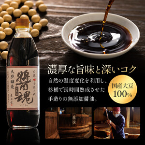 ユーメン醤油の醤魂の極みコレクション　900ml×6本