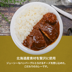 北海道発チーズインハンバーグカレー 300g 6個セットen01-00235