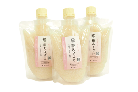 甘酒 3本×270g 計810g [米谷 兵庫県 三田市 3d28bev600002] 