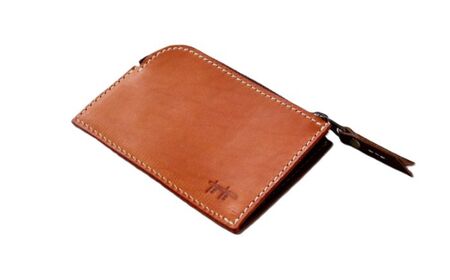 tanikoオリジナル 小銭入れ（黒）《厚真町》【Taniko leather】[AXAP025]