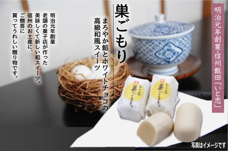 いと忠 巣ごもり 12個入 | 和菓子 お菓子 お茶請け 餡子 和風 スイーツ お土産 贈り物 長野県 飯田市 信州