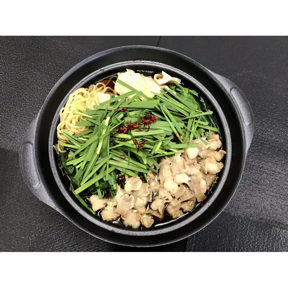 国産牛小腸 もつ鍋（醤油味） 12人前 スープ付き（福岡市）