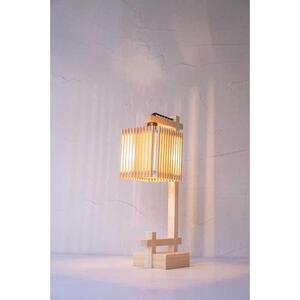 【照明／国産檜】スタンドライト/CombinationLamp『冊 saku』　A552