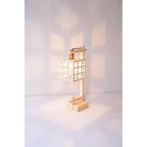 【照明／国産檜】スタンドライト/CombinationLamp『格 kou』　A553