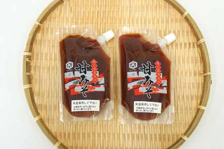 味噌 南三陸高長醸造 甘みそ パウチ 2個 セット [南三陸さんさんマルシェ 宮城県 南三陸町 m304amh600119]