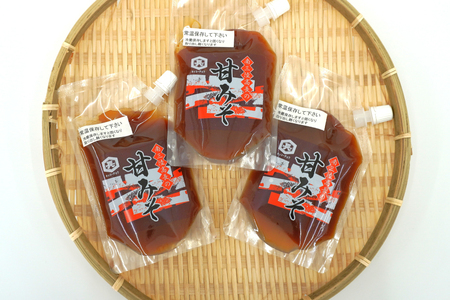 味噌 南三陸高長醸造 甘みそ パウチ 3個 セット [南三陸さんさんマルシェ 宮城県 南三陸町 m304amh600120]