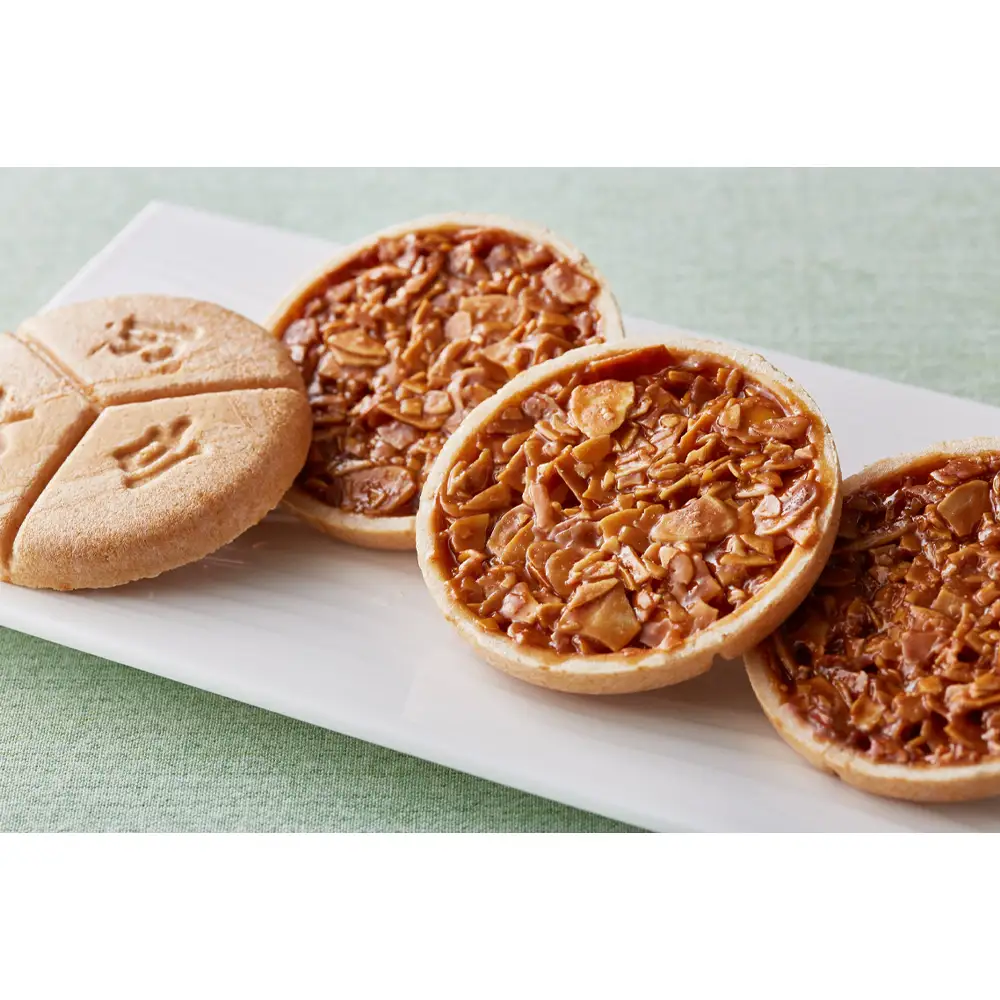 十万石ふろらんたん 20枚入 ／ お菓子 スイーツ 洋菓子 最中 新食感 アーモンド キャラメル生地 ティータイム コーヒーブレイク 埼玉県 No.497