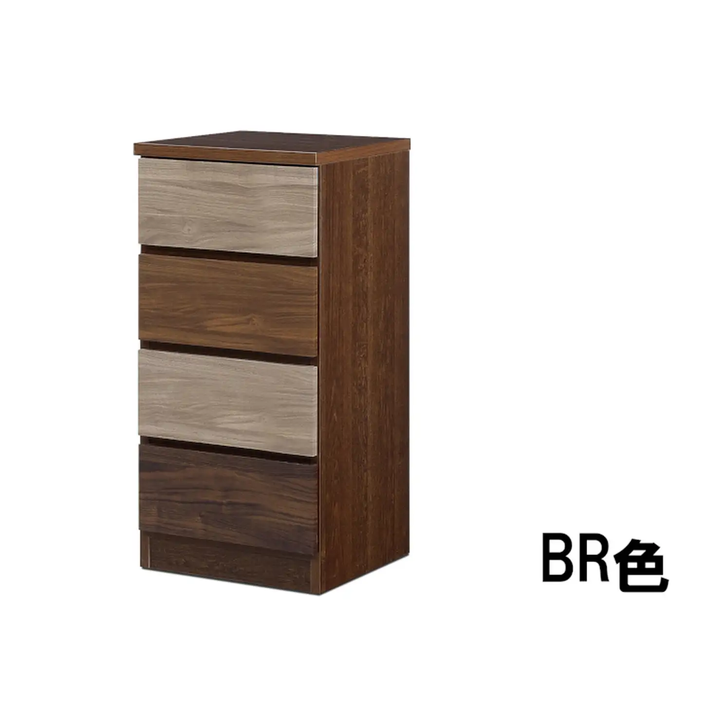 スリムチェスト ワルツ 幅40-4段 隙間収納【諸富家具】：B860-001