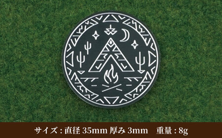 ボールマーカー CAMP 【PAGANICA TOOLS】 瑞浪市 / ジオニック ゴルフ ギフト 高級[AZBQ159]