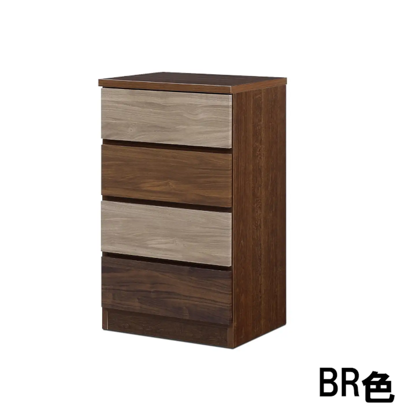 スリムチェスト ワルツ 幅50-4段 隙間収納【諸富家具】：B910-002