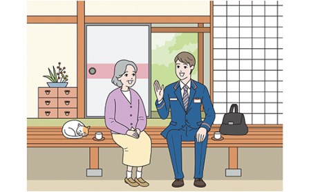 0266郵便局のみまもりサービス「みまもり訪問サービス」（３カ月）