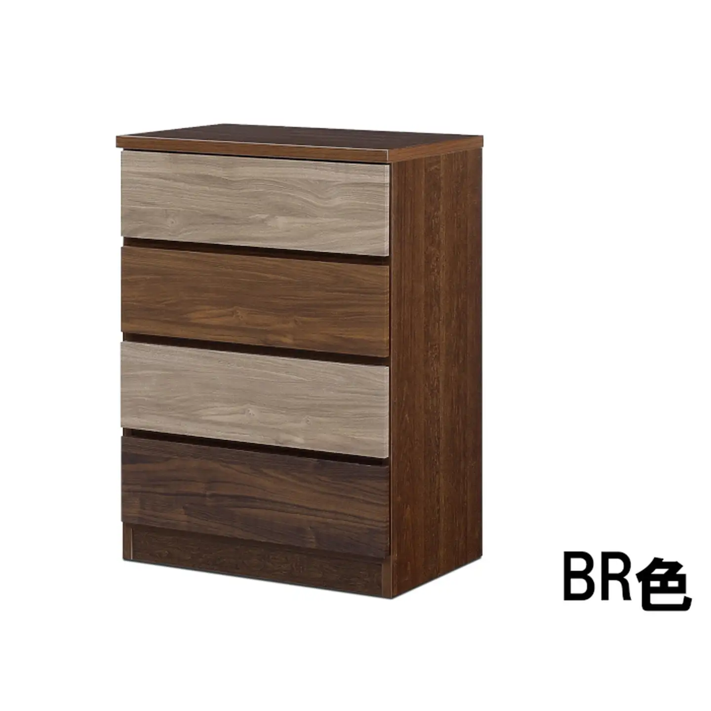 スリムチェスト ワルツ 幅60-4段 隙間収納【諸富家具】：B950-005