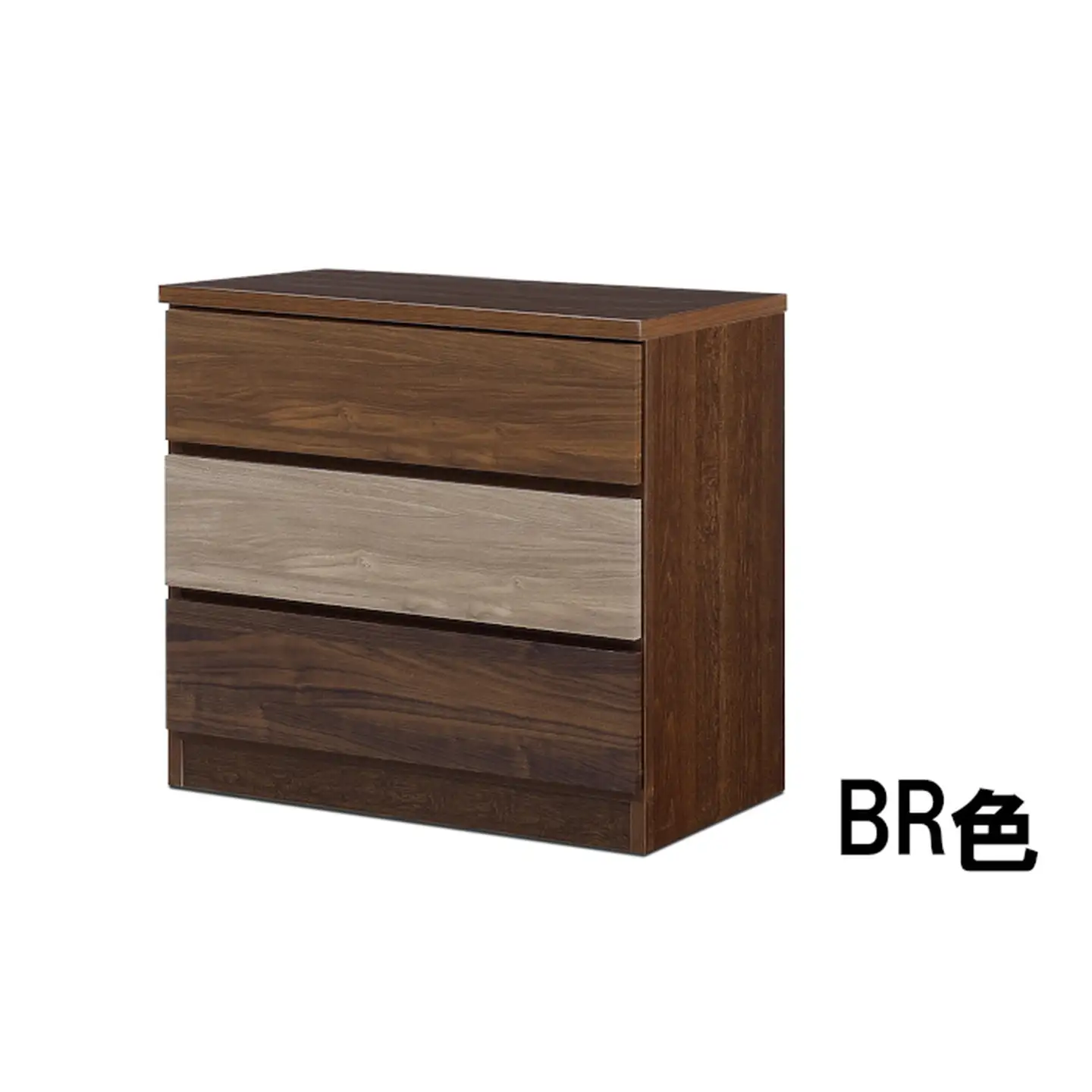 スリムチェスト ワルツ 幅70-3段 隙間収納【諸富家具】：B890-005