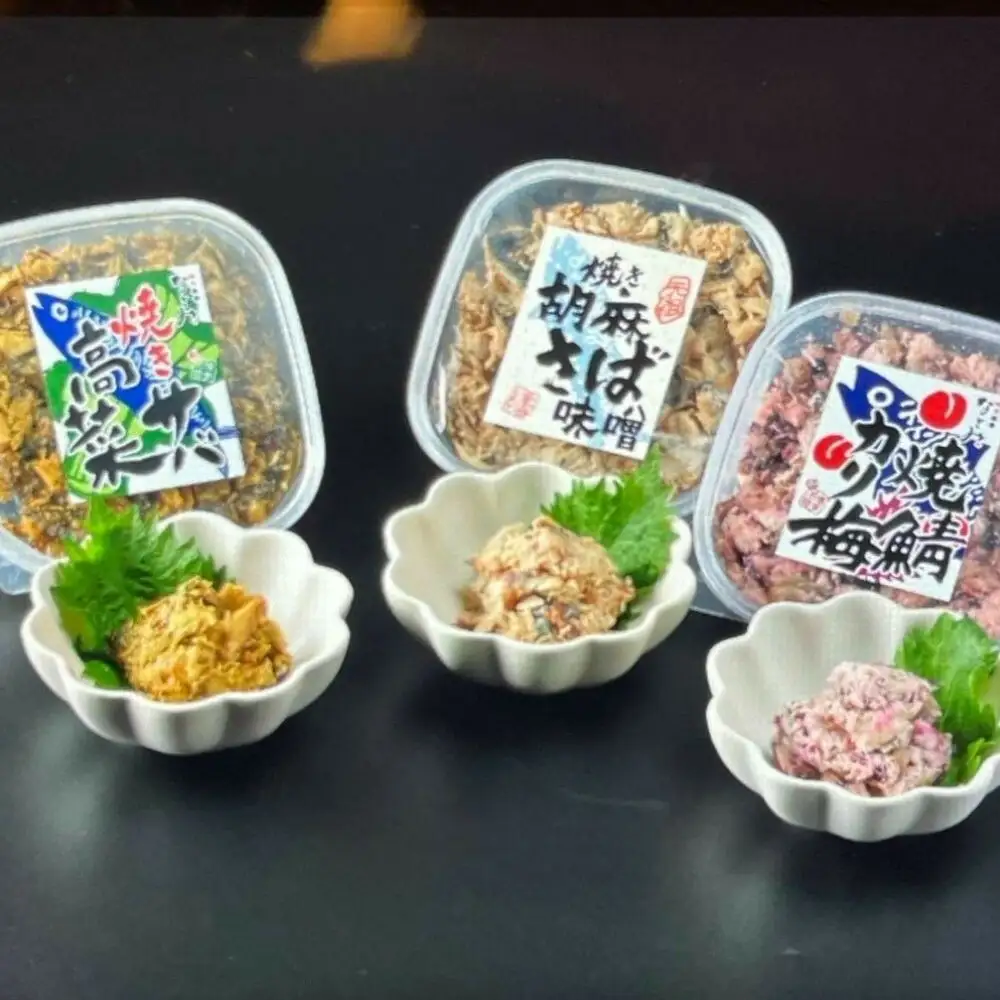鮭明太と隠れ兄弟 さば3兄弟４種類（各80ｇ）