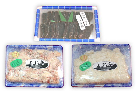 鯨肉 12回 定期便 昔ながらの塩鯨 3種 食べ比べセット [平戸口吉善商店 長崎県 平戸市 hr42bgy390080]
