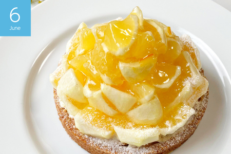 フルーツ タルト 夏香 パイン オレンジ & ピンクグレープフルーツ 各回 1ホール 14cm 3回 定期便 総計3ホール [心優-Cotoyu Sweets- 長崎県 平戸市 hr42bjo490156]