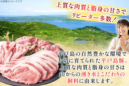 ロース 肩ロース 豚バラ 平戸島豚 焼肉セット 約1.2kg [前川精肉店 長崎県 平戸市 hr42bgy420067]