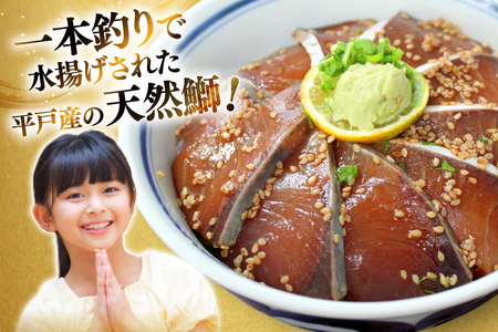 ブリ 漬け丼 天然 ブリの漬け丼 セット 380g 95g 4袋 [ひらど新鮮市場 長崎県 平戸市 hr42bgy400133]