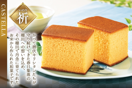 カステラ 長崎 祈(いのり) 1本 約 400g 6回 定期便 総計 2.4kg [つたや總本家 長崎県 平戸市 hr42bgy410003]