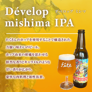 クラフトビール fete三島醸造所 Develop mishima IPA 計6本 定番 柑橘 フルーツ 湧水 酒 麦酒 ホップ 贈答 おすすめ 父の日 母の日 お祝い ギフト プレゼント パーティー 三島市 静岡県
