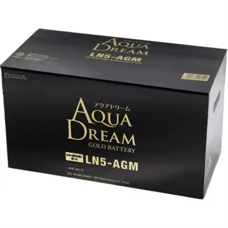 AQUADREAM GOLD 自動車始動用バッテリー 欧州車用 LN5 AGM 1個【配送不可地域：沖縄県】【1608377】