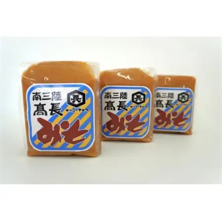 南三陸　高長醸造　淡色米麹味噌　1.5kgセット(500g×3個)【1614132】