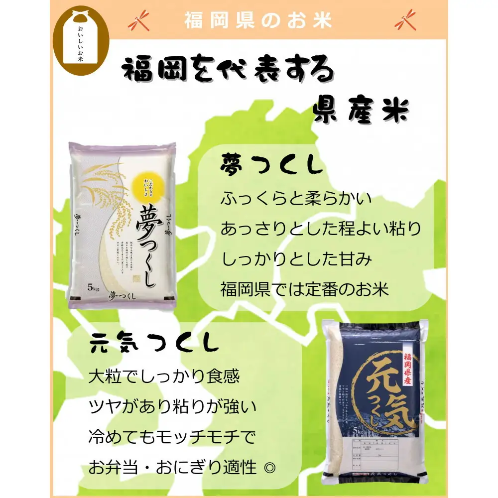 新米 福岡県産 夢つくし 5kg (5kg×1袋) (令和7年産)