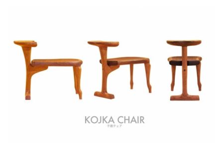 『ほくとのクラフト』いっぴん工房手作り木工家具　子鹿チェア [h005]