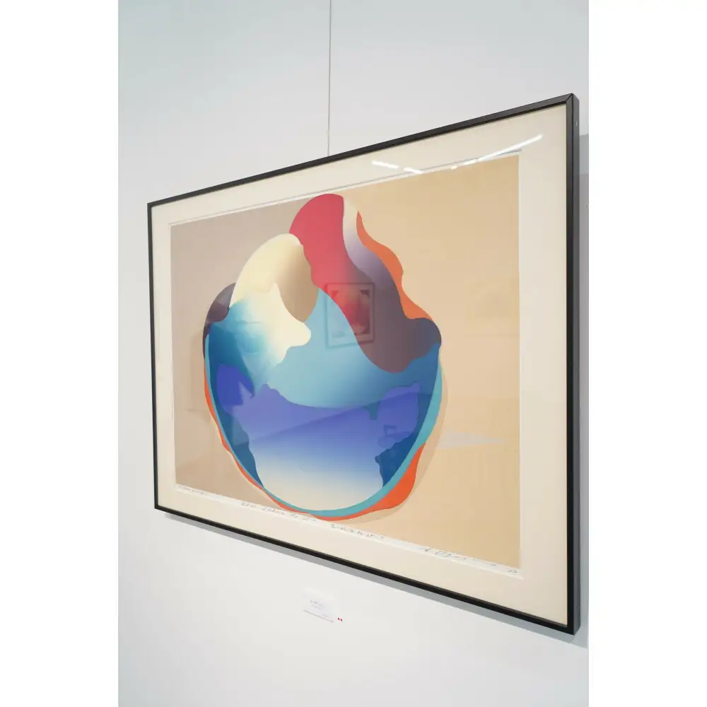 小川幸一 「青い球体NO.25」