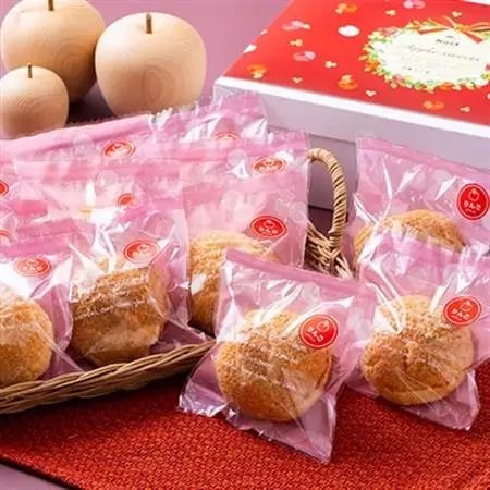 りんごのクッキーシュー　1箱(計12個入り)【配送不可地域：離島】【1678672】