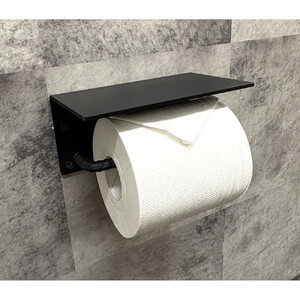 誰でも簡単取り付け！スチール トイレットペーパーホルダーR モダン スタイリッシュ【雑貨 日用品 人気 おすすめ 】
