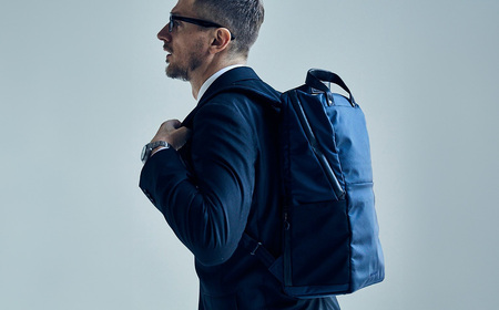 豊岡鞄 ベルーフバゲージ Urban Commuter BACK PACK 2 HA（ネイビー）/ beruf baggage バックパック ビジネスバッグ ビジネスリュック リュックサック メンズ リュックメンズ カバン