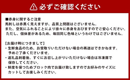 馬刺し 赤身 約50g×4 （計約200g） タレ付き 馬刺 肉刺し 馬肉 お肉 肉 ヘルシー 九州 熊本県 熊本市 冷凍