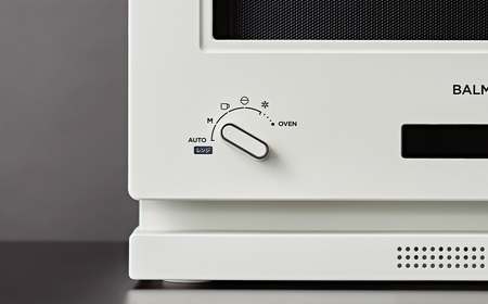 バルミューダ BALMUDA The Rangeホワイト K09A-WH／JP ｜ BALMUDA バルミューダ ザ・レンジ オーブンレンジ オーブン 家電 おしゃれ リビング キッチン モダンクラシック