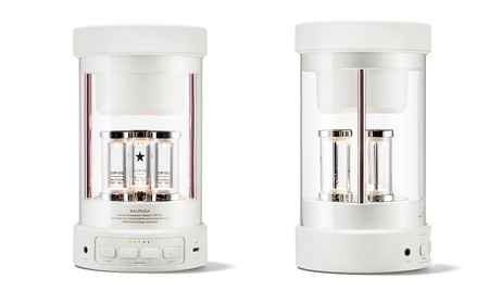 バルミューダ BALMUDA The Speakerホワイト M01A-WH／JP｜ バルミューダ ザ・スピーカー BALMUDA 選べるカラー スピーカー ポータブル Bluetooth AUX入力対応 小型 おしゃれ 家電 リビング