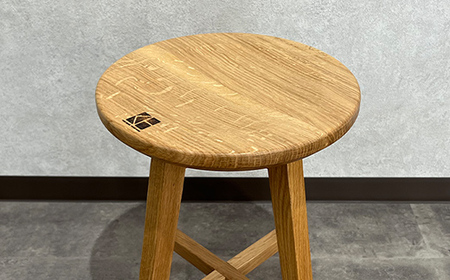 北海道産ナラ材スツール O-020STO HOKKAIDO WOOD 家具 インテリア スツール F6S-691