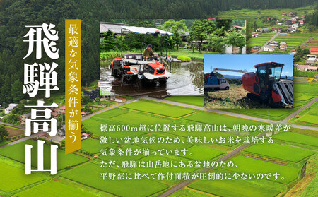 【令和7年度産】国産米「飛騨のお米」 3kg×2袋 | 白米 米 おいしい ごはん 食品 飛騨あさひ農園 SV002