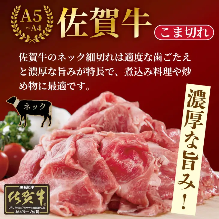 佐賀牛と肥前さくらポーク こま切れセット 600g こま切れ B100-030 