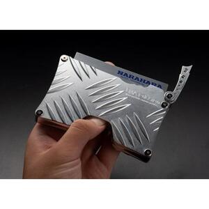 職人の技と遊び心が光るカードケース　チェッカープレート　CARD CASE