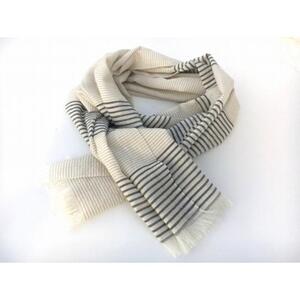 【現代の名工】シルクウールの軽やかボーダーストール