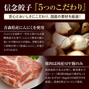 長期熟成にんにくの芳醇な旨味が決め手 肉餃子・野菜餃子詰合せ　48個入り （肉餃子・野菜餃子　各12個入×2パック）