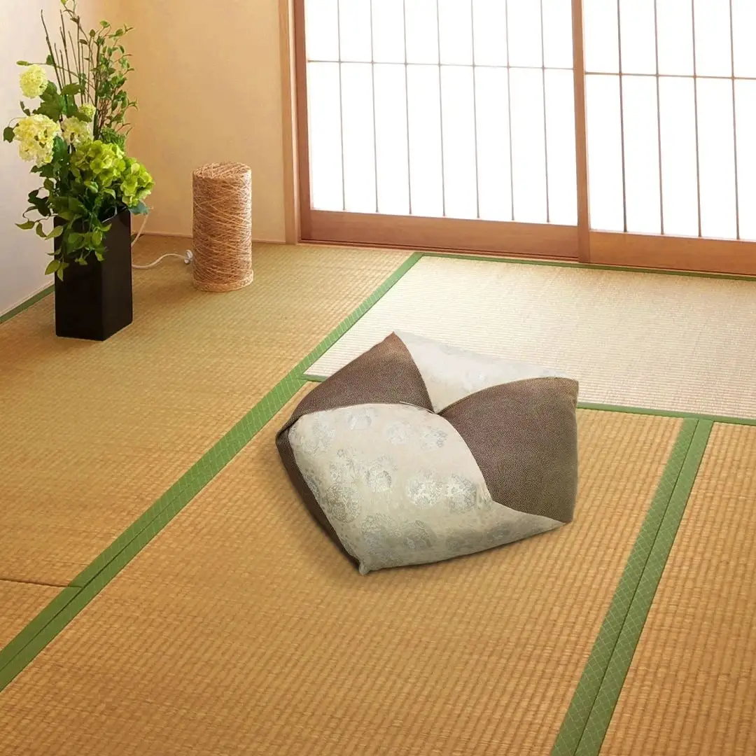 お手玉型座布団 イエロー(YE) 正座 あぐら 座布団 【021S085】