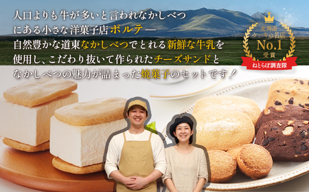 【Google口コミ星4.9の洋菓子店】極濃チーズサンド(4個入)×2　特選ギフト 味覚のふきだまり（13個入 計450g）【52012】