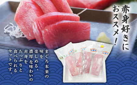 特選 本まぐろ 赤身 たっぷり セット M006-012 冷凍 マグロ
