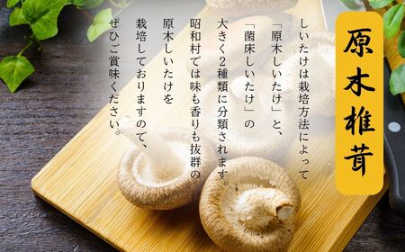 昭和村産原木しいたけ200g×12パック 椎茸 しいたけ きのこ 茸 料理 調理 ご飯 ごはん 原木しいたけ 野菜【青木農園】
