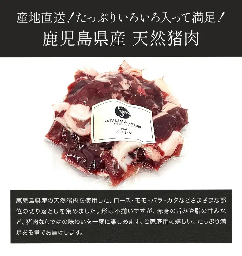 猪肉切り落とし 計約1kg ダブルビーゼット株式会社《30日以内に出荷予定(土日祝除く)》