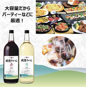 たっぷり飲めるマグナムサイズ赤・白6本セット【2251】
