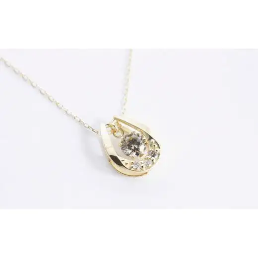 K18YG　ラボグロウンダイヤモンド　ネックレス　0.20ct　LDN17368B　K18　DIA　PN